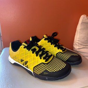 Reebok Crossfit Sneaker - Size 7.5- Black & Yellow